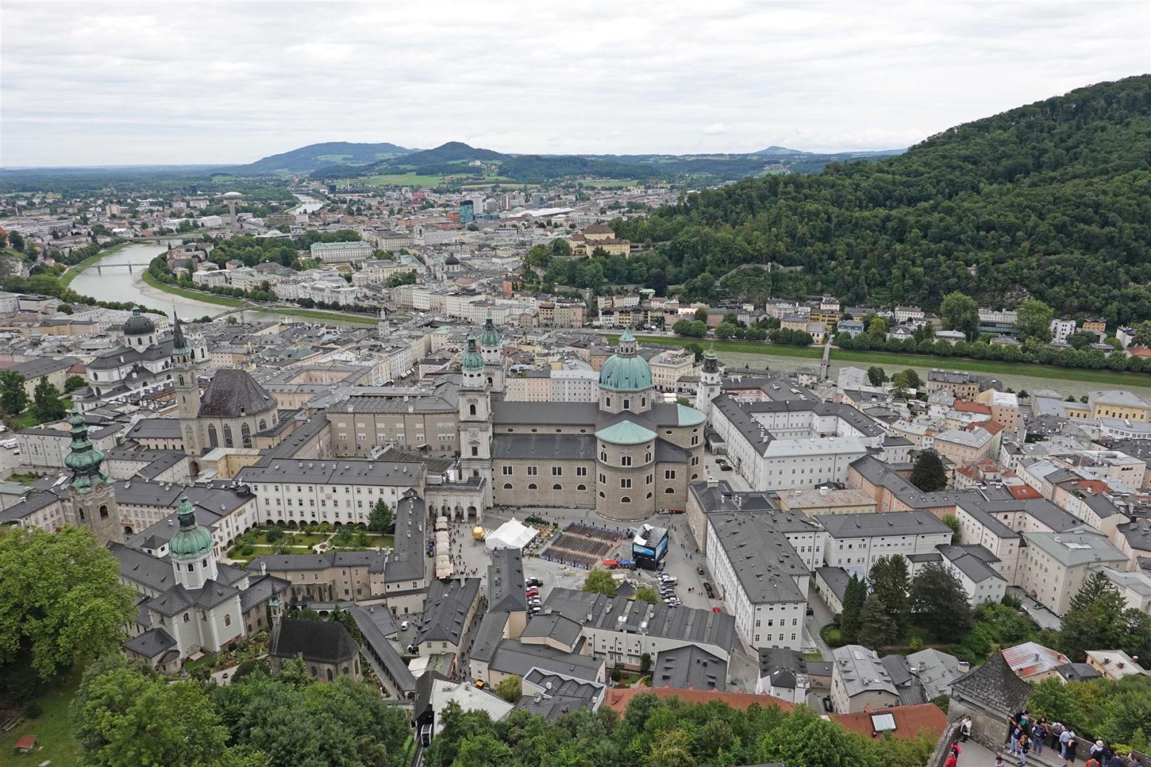 Mit einem letzten Blick auf Salzburg verabschieden wir uns von der wunderschönen Stadt. Foto Res Kaderli